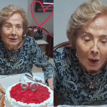 Gloria Menezes ganha festinha intimista e celebra 90 anos com a família