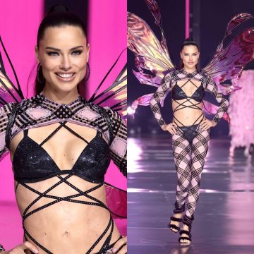 É da Bahia! Adriana Lima faz retorno triunfal às passarelas no Victoria’s Secret Fashion Show