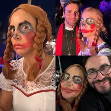 Ivete Sangalo se transforma em Anabelle para o Halloween e diverte fãs ao lado de Daniel Cady e Padre Fábio de Melo