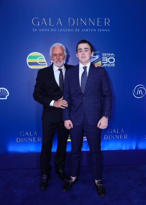 Otávio Mesquita com o filho, Otávio. Foto: Manuela Scarpa/Brazil News