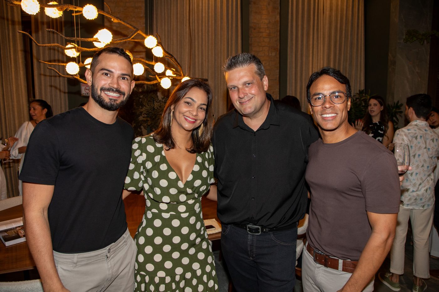 Márcio Barreto, Viviane, Daniel Barral e Flávio Melo