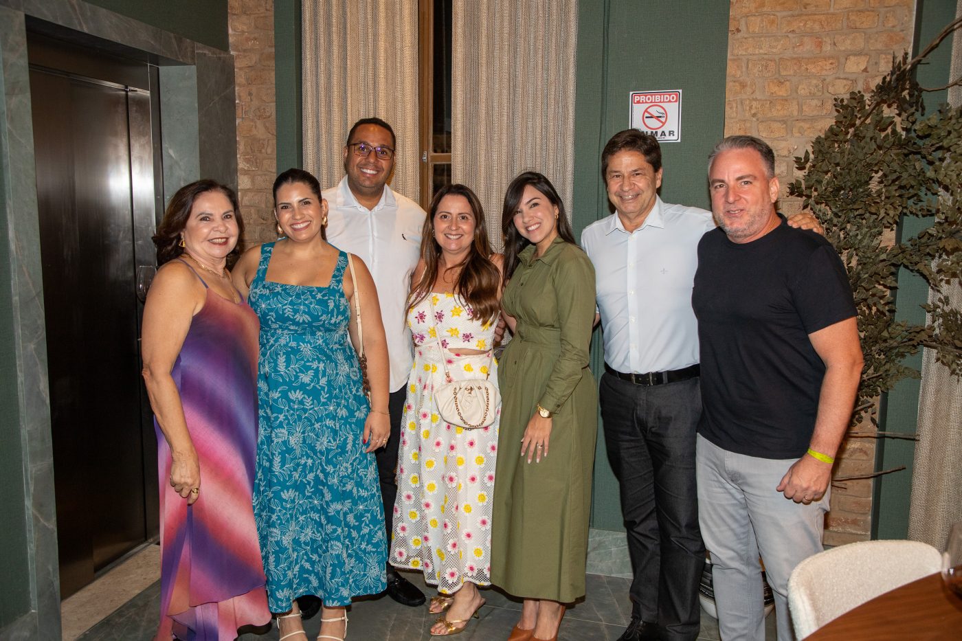 Maria Clarice Dias, Jamile Bordes, Eduardo Almeida, Adriane Lins, Giuliana Chiacchio, Paulo Amaral e Lucas Fernandes