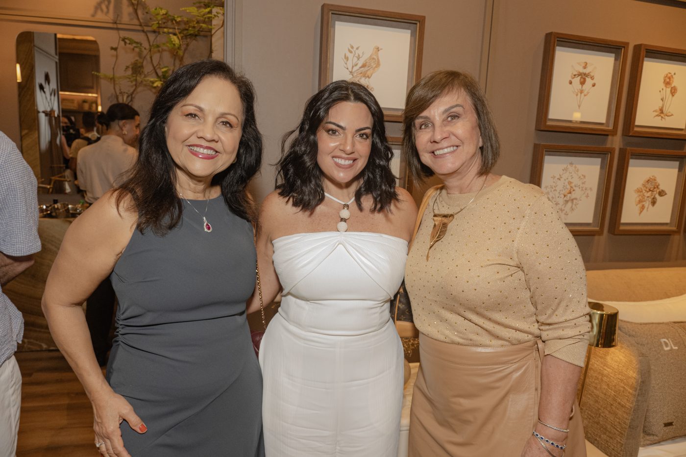 Márcia Leal, Daniela Lopes e Liliane Andrade