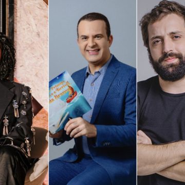 Larissa Luz, Ricardo Ishmael e Gregório Duvivier participam de festa literária infantil em Salvador