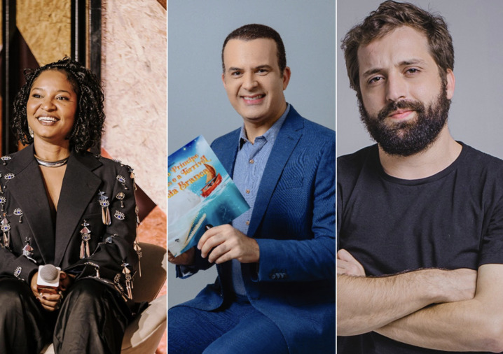 Larissa Luz, Ricardo Ishmael e Gregório Duvivier participam de festa literária infantil em Salvador