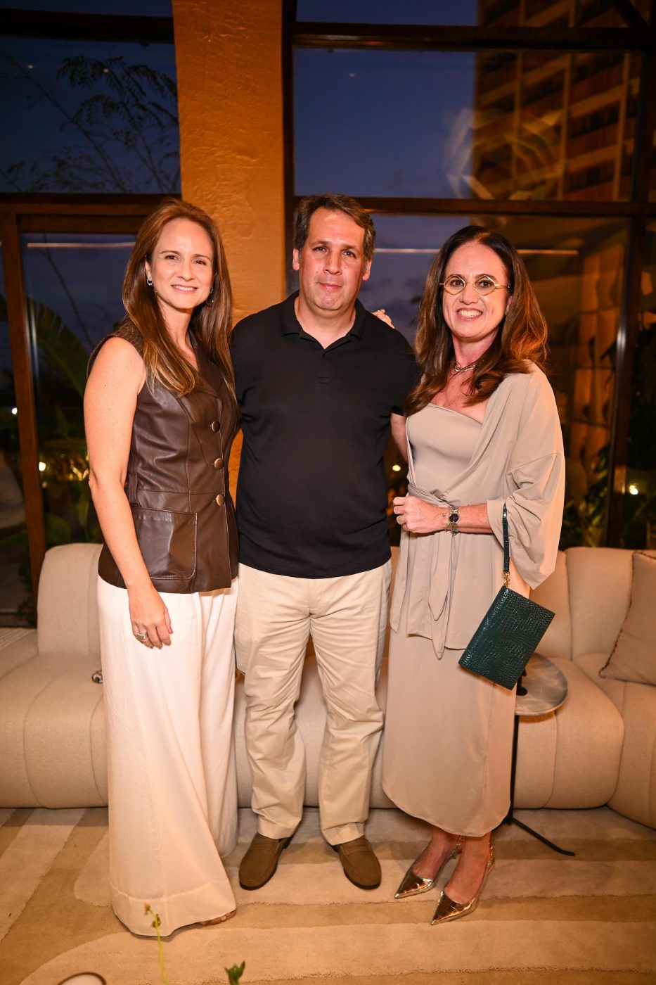 Marina, Zeca Fernandes e Chris Peleteiro