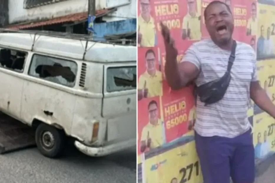 Popó presenteia homem que teve Kombi apreendida em Salvador