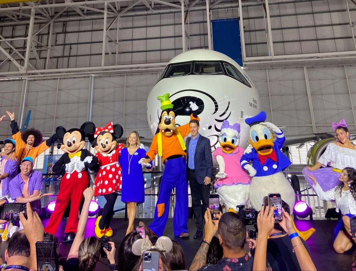 Azul e Disney apresentam Pateta nas Nuvens, 5º avião da Frota Mágica