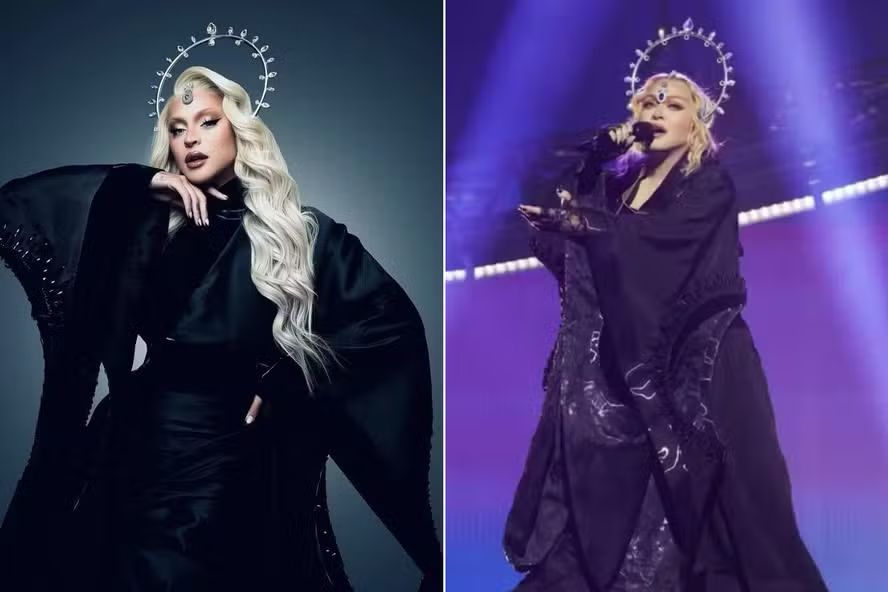 Pabllo Vittar se veste de Madonna para Halloween após subir ao palco com a cantora