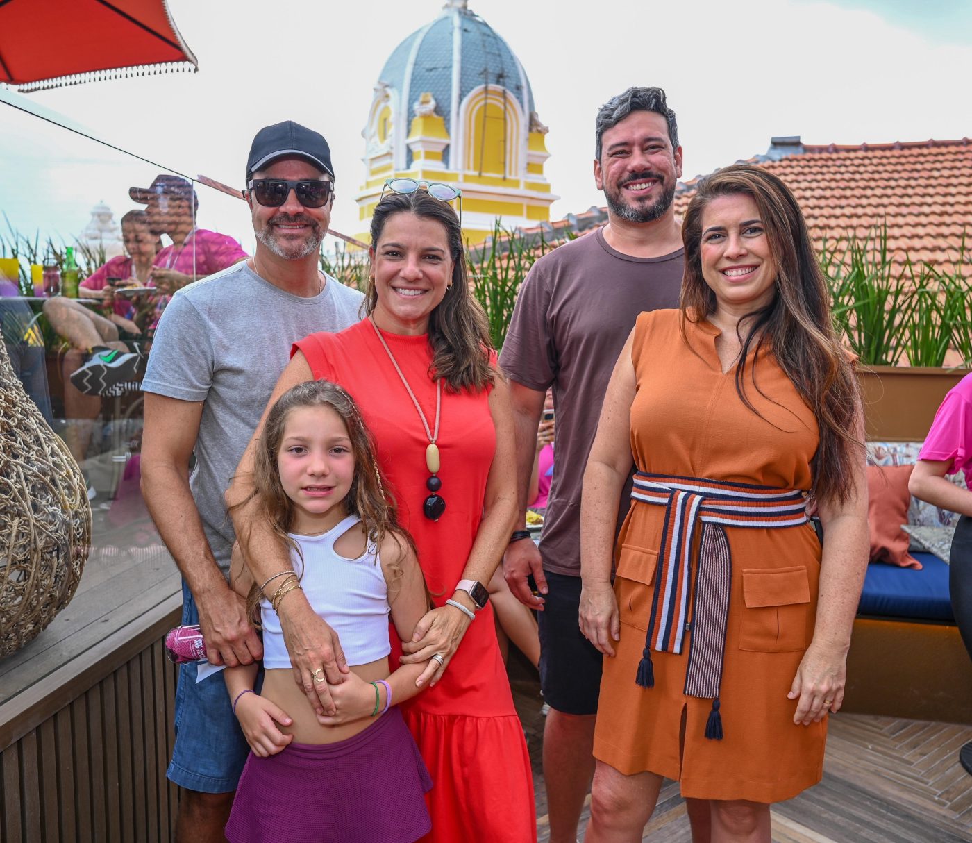 André Sá, Aline Lazar de Sá, Maya Sá, Aline Brault e Cáscio Cardoso