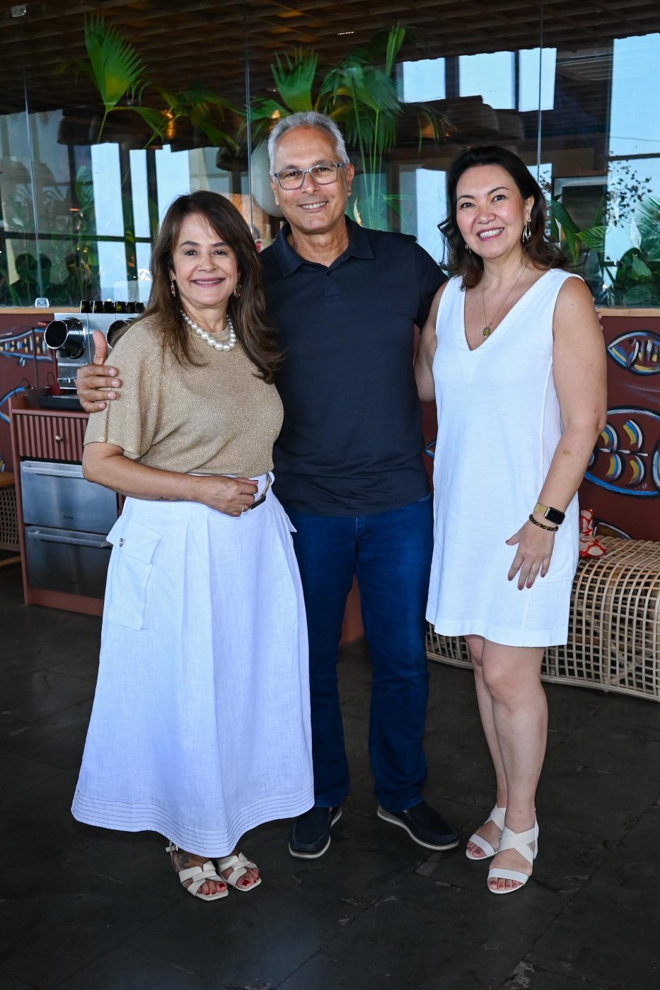 Magali Santana, Alex Sá e Alice Izumi