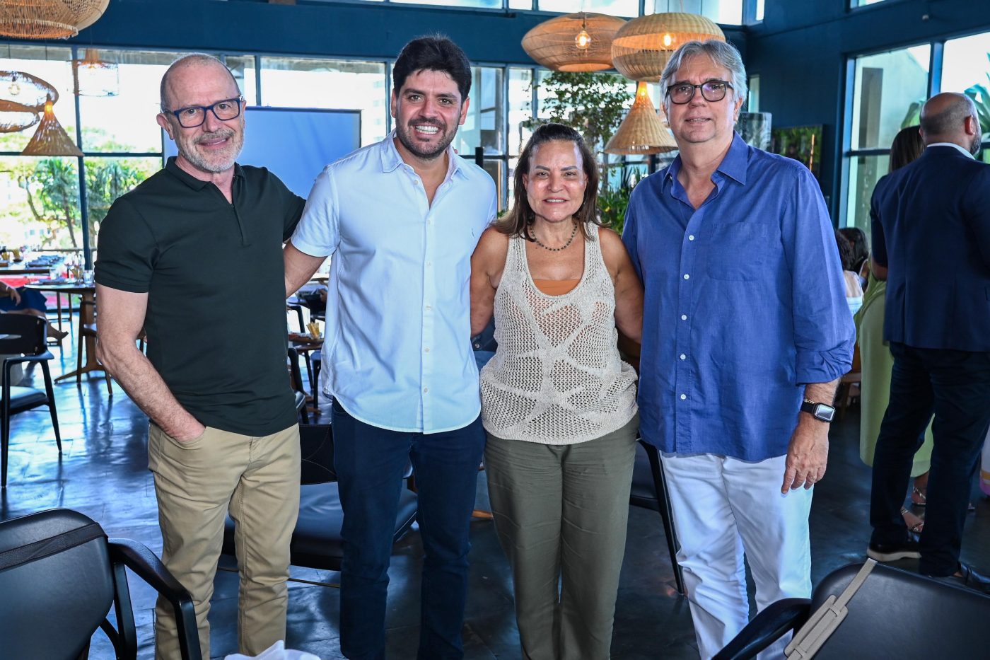 Aristeu Pires, Pedro Pires, Tereza Paim e Roberto Duram