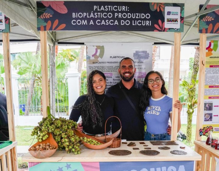 Estudantes do interior da Bahia desenvolvem bioplástico feito de licuri