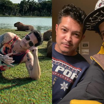 Irmão de Bruno Mars viraliza após fazer ensaio com capivaras no Brasil; veja fotos