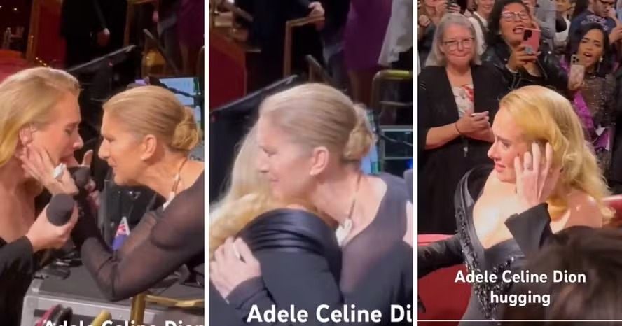 Adele se emociona ao ver Céline Dion assistindo seu show em Las Vegas