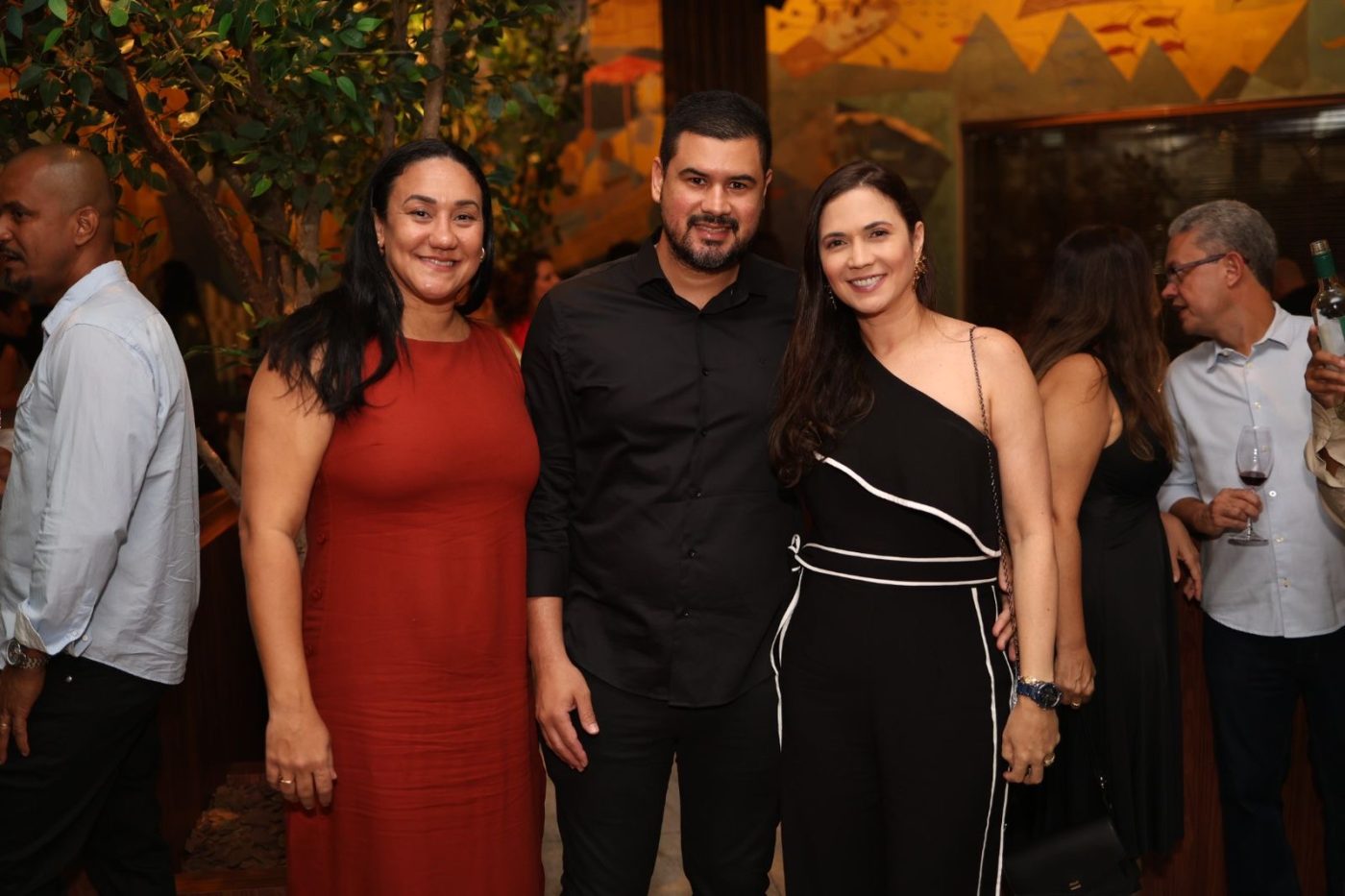 Karina Lopes, Felipe Melo e Karina Lemos