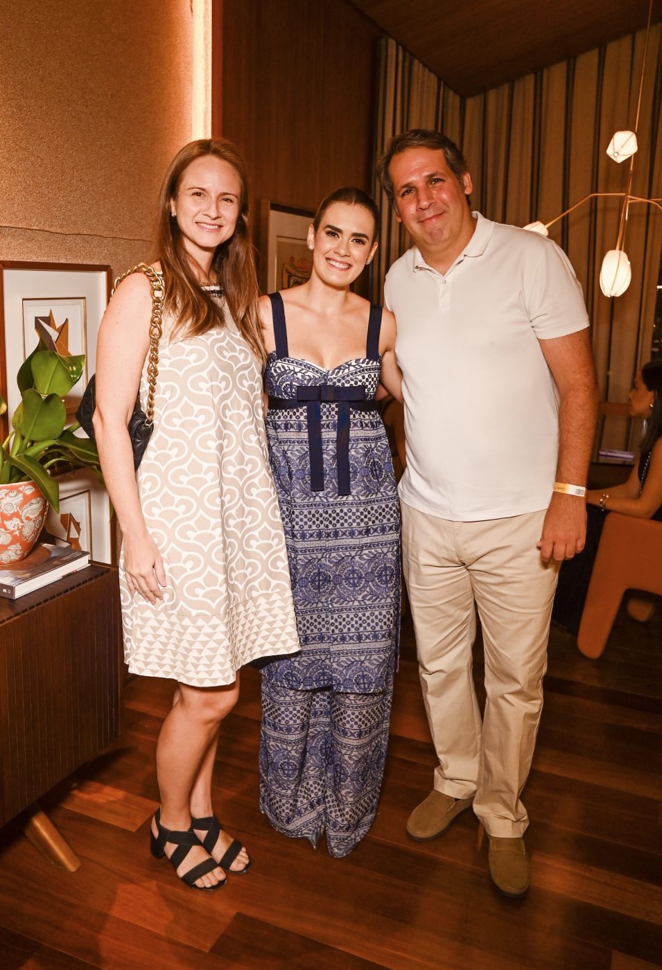 Marina Fernandes, Mariana Leão e Zeca Fernandes