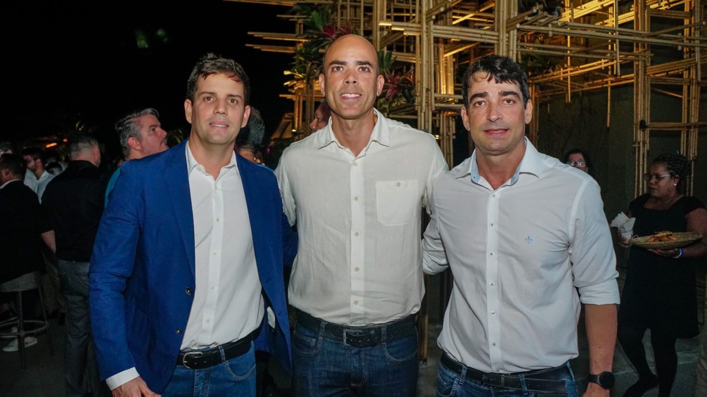 Rodrigo Giudce, Domingos Ricão e Fábio Costa