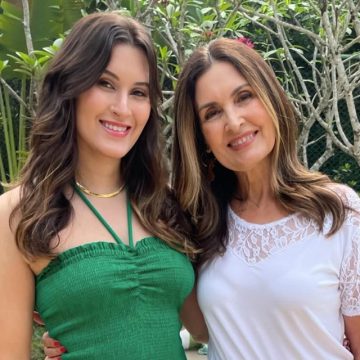 Fátima Bernardes posta foto com o genro em aniversário da filha: ‘Sábado festivo’