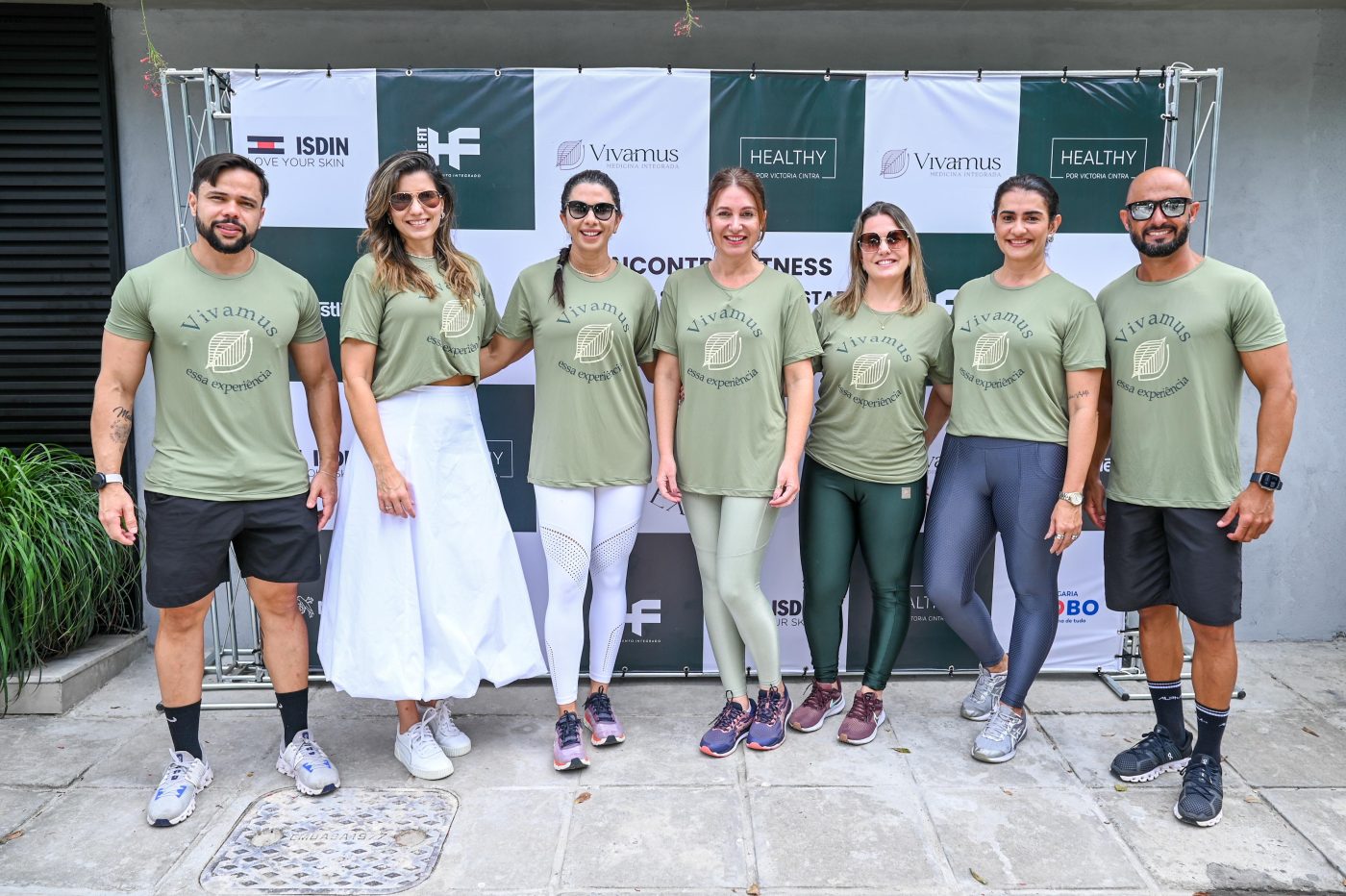 Danilo Martins, Lorena Fontoura, Bianca Lorena, Nedja Brim, Silvia Jesuino, Danyela Santiago e Thiago Abreu