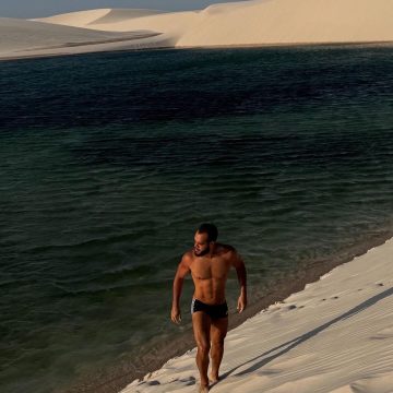 Filho de Preta Gil abre álbum de fotos nos Lençóis Maranhenses: ‘Bonito demais’