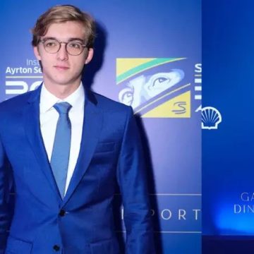 Filho de Luciano Huck e Angélica prestigia jantar em homenagem ao legado de Ayrton Senna