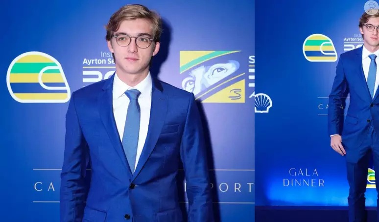 Filho de Luciano Huck e Angélica prestigia jantar em homenagem ao legado de Ayrton Senna