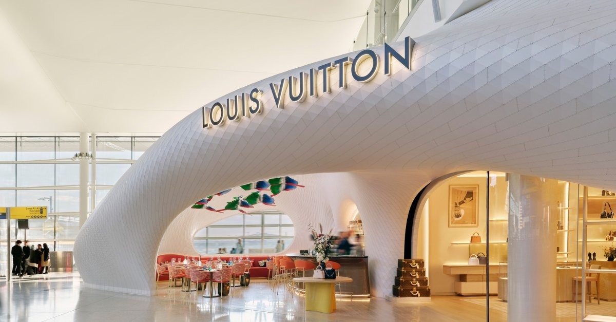 Louis Vuitton inaugura restaurante dentro de aeroporto em Londres