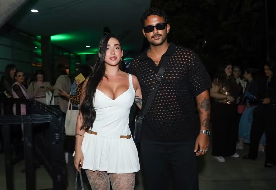 Lucas Pizane e Giovanna Lima marcam presença na SPFW