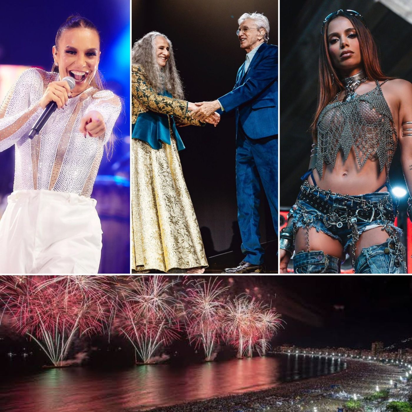 Réveillon do Rio de Janeiro terá shows de Ivete, Caetano, Bethânia e Anitta, anuncia Eduardo Paes