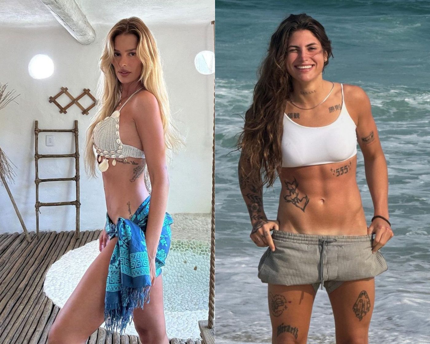 Yasmin Brunet e influenciadora jantam juntas em Trancoso e reacendem rumores sobre affair