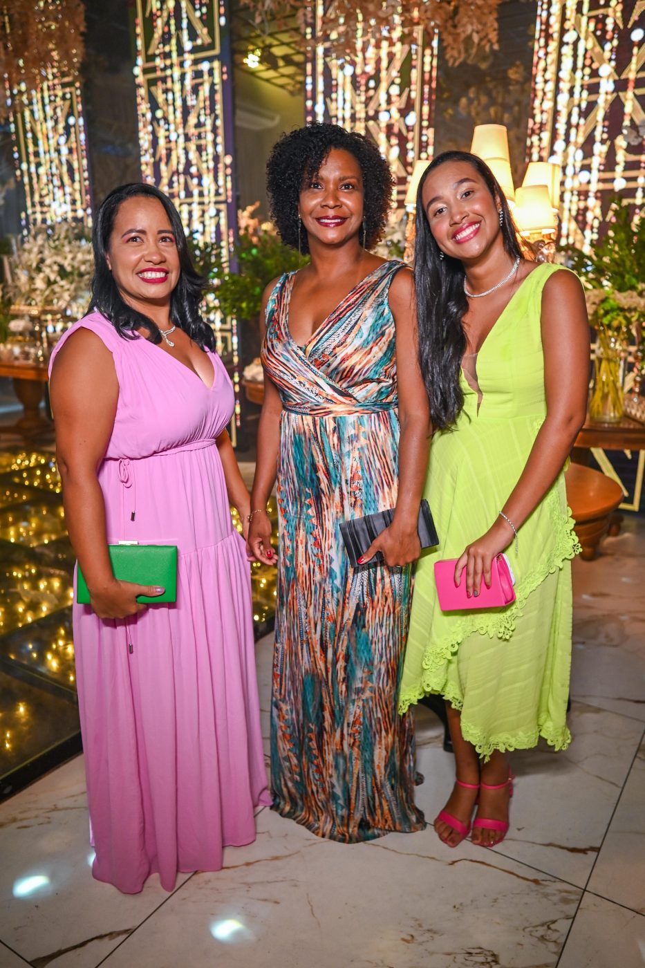 Aline Santana, Hilma Murici e Juliana Andrade