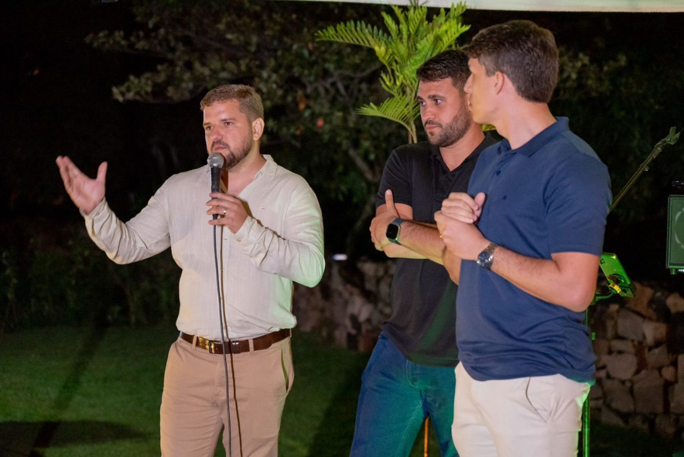 Lucas Almeida, Neto Reis e Luis Calheiros