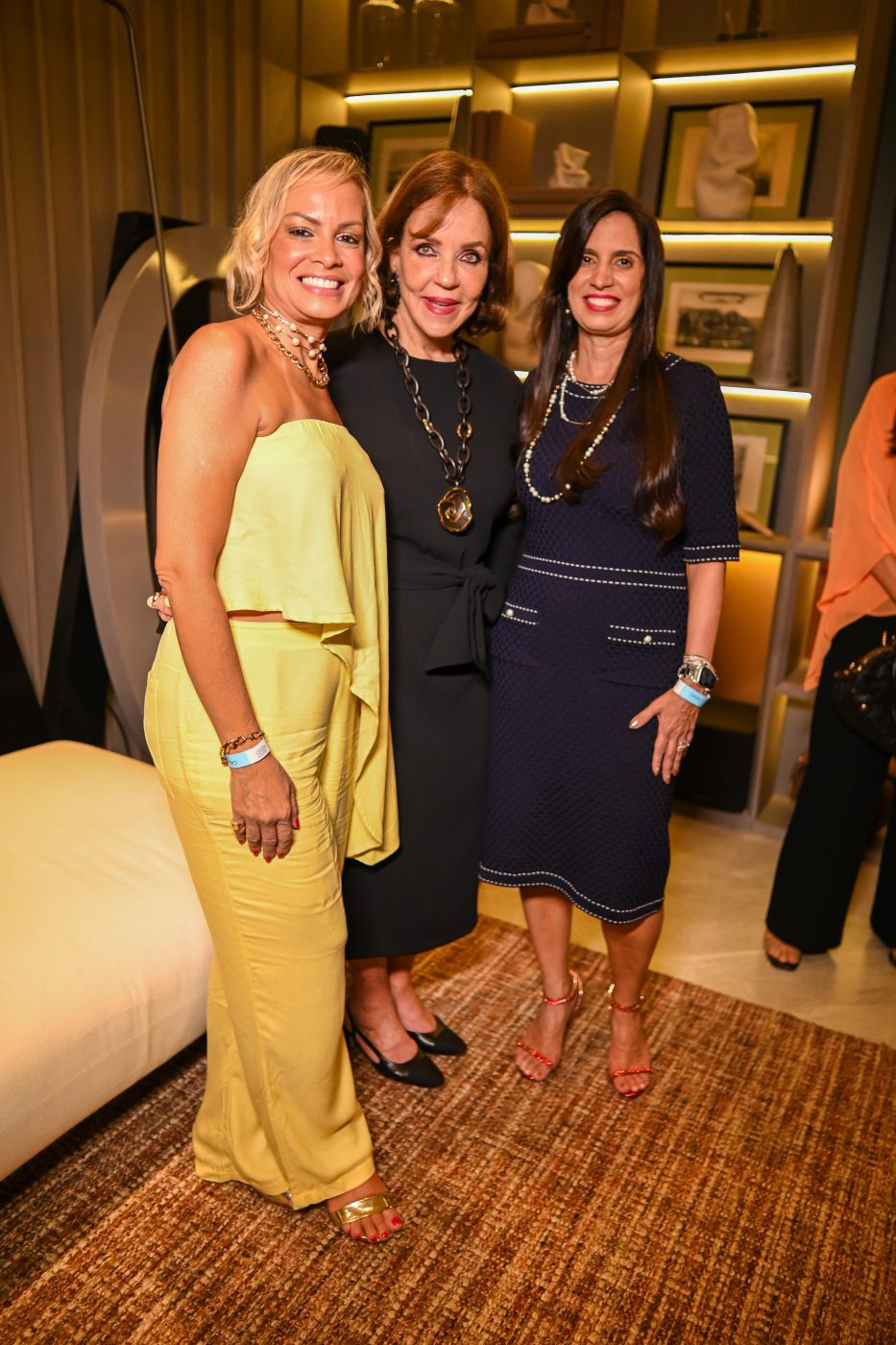 Marcela Mosselman, Fátima Scarpa e Fernanda Bahia