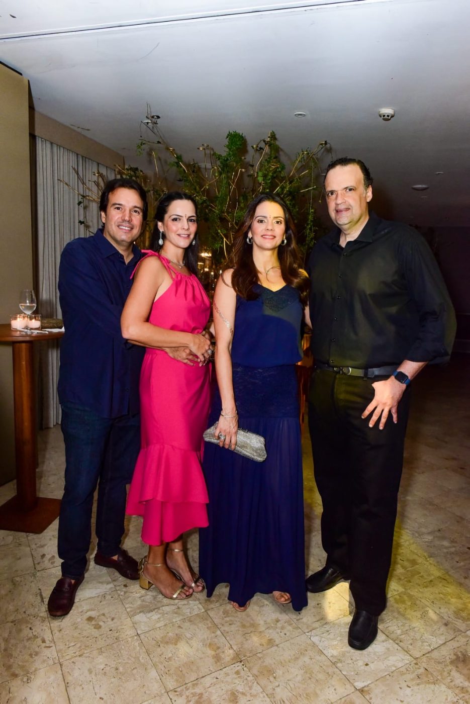 Guilherme, Fernanda Ribeiro, Silvana e Ricardo Reis