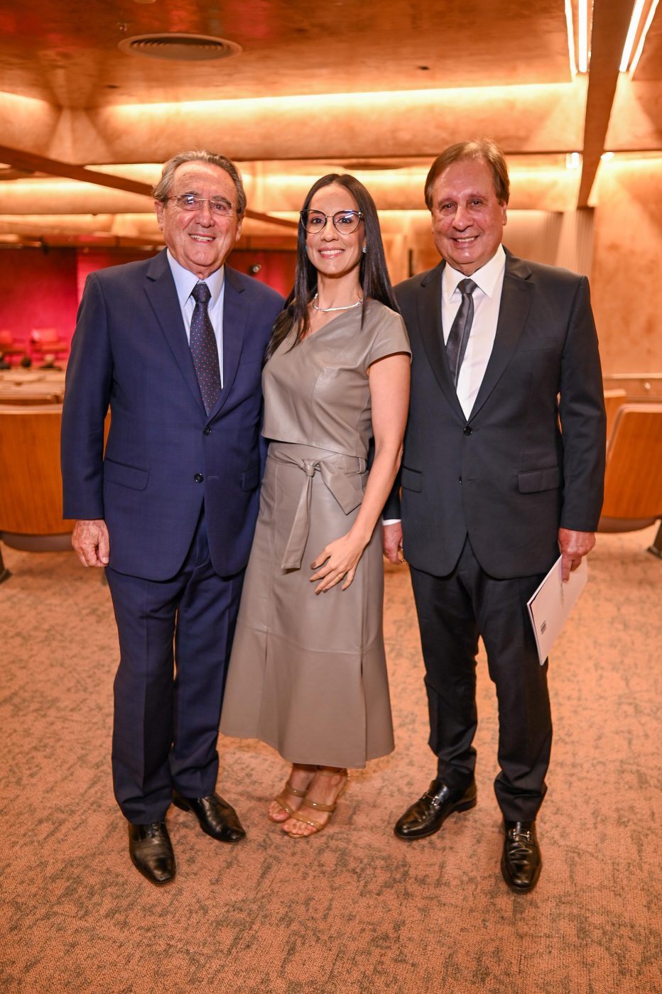 Roque, Marianna e Jadelson Andrade