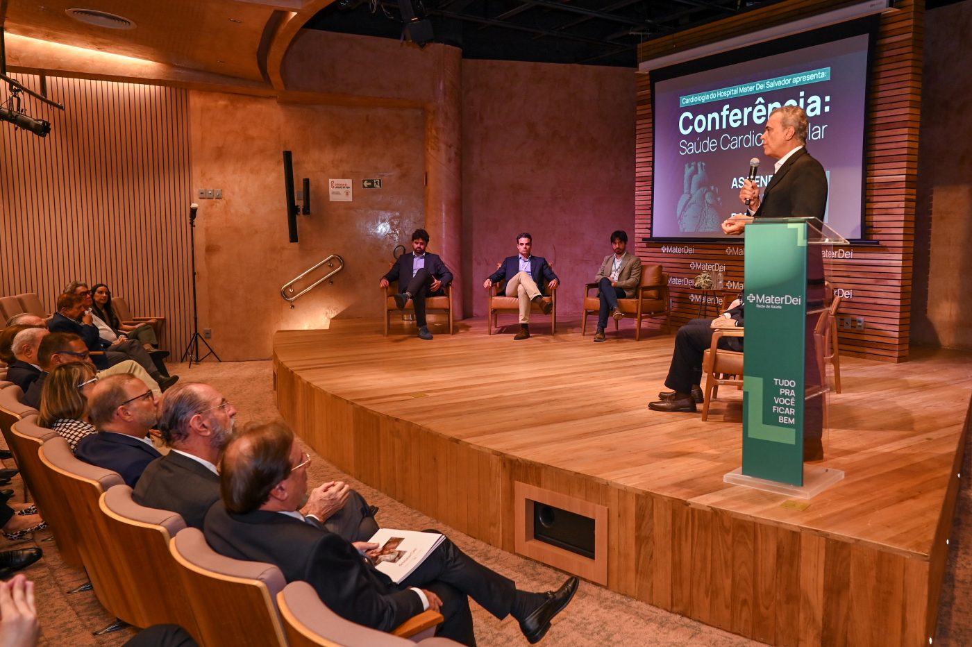 Palestra de Fábio Jatene no Mater Dei Salvador 