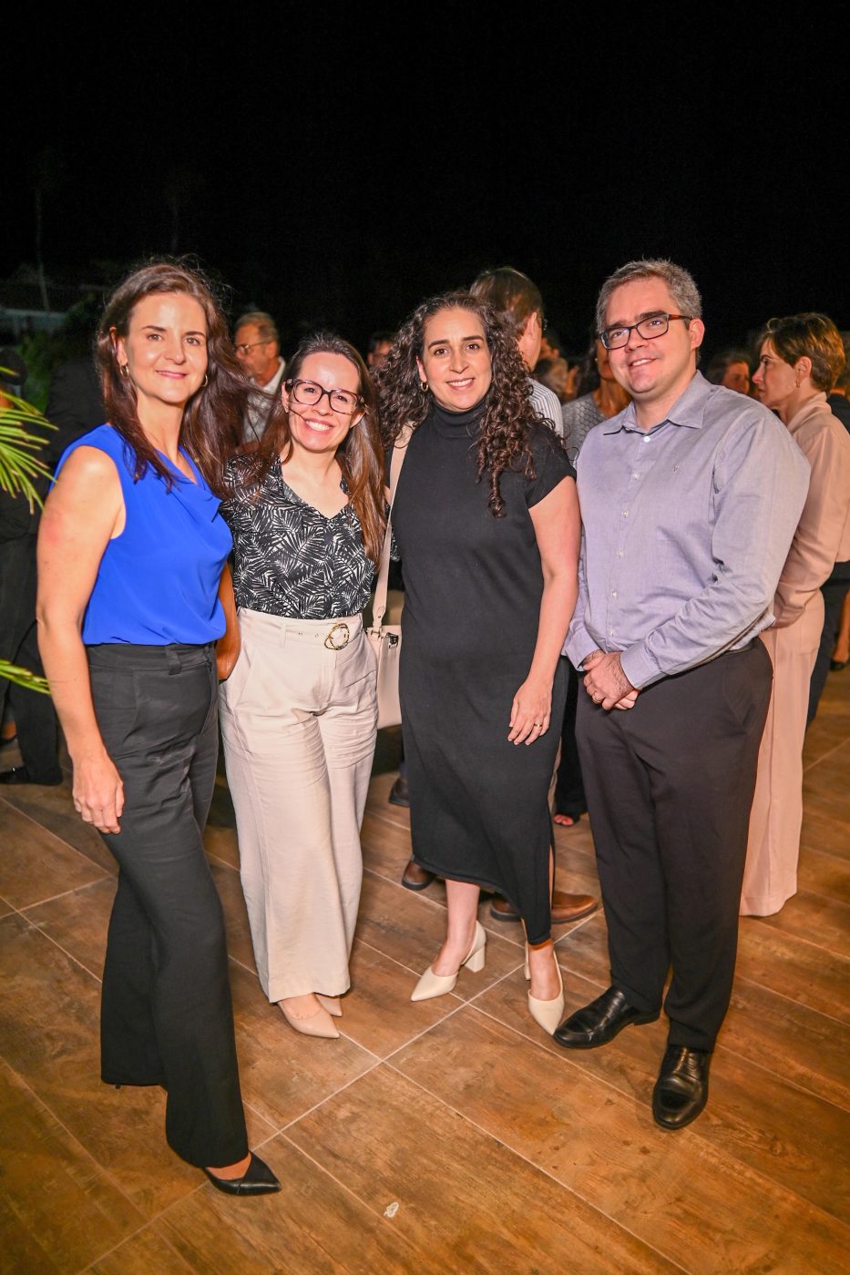 Tatiana Bottiglieri, Naiana Andrade, Elisiane Gadelha e Daniel Brito