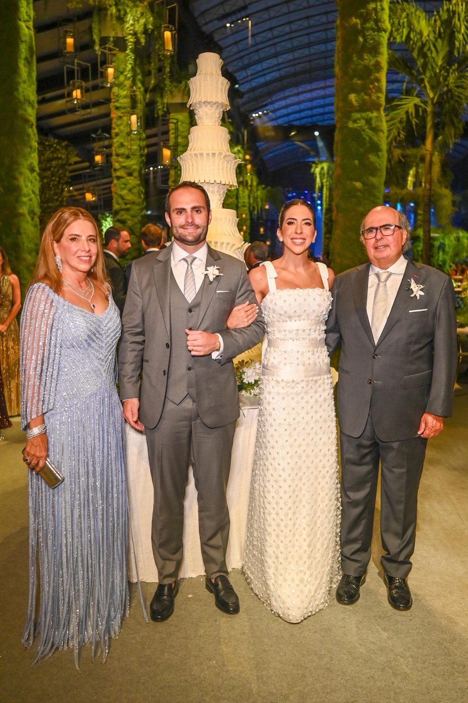 Eliane Carvalho, Renato Ticoulat, Duda Carvalho e Eugênio Carvalho