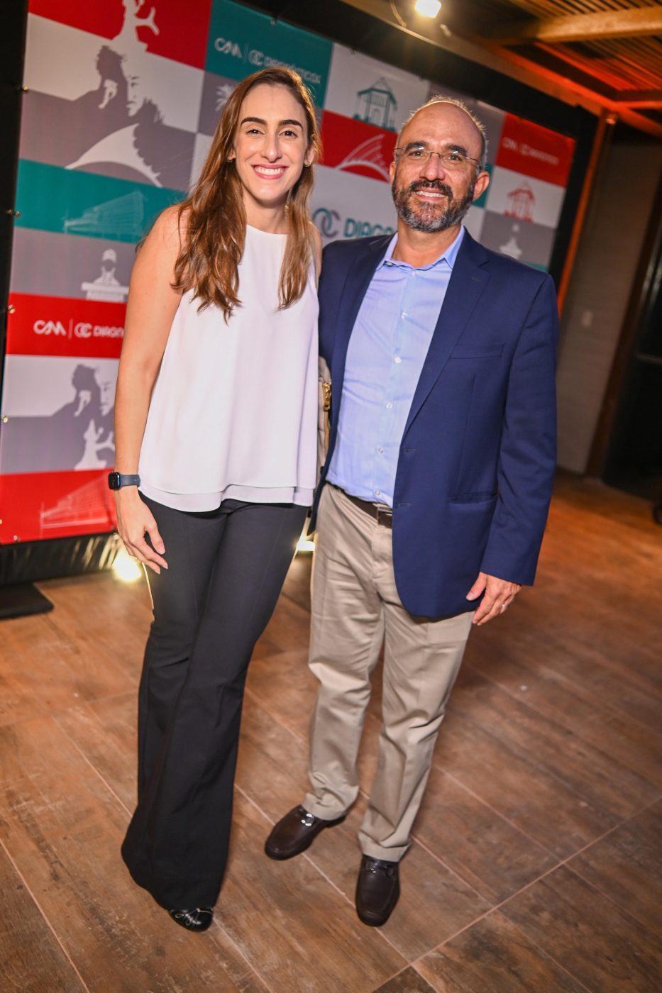 Maria Cecília Mathias e Jorge Canedo