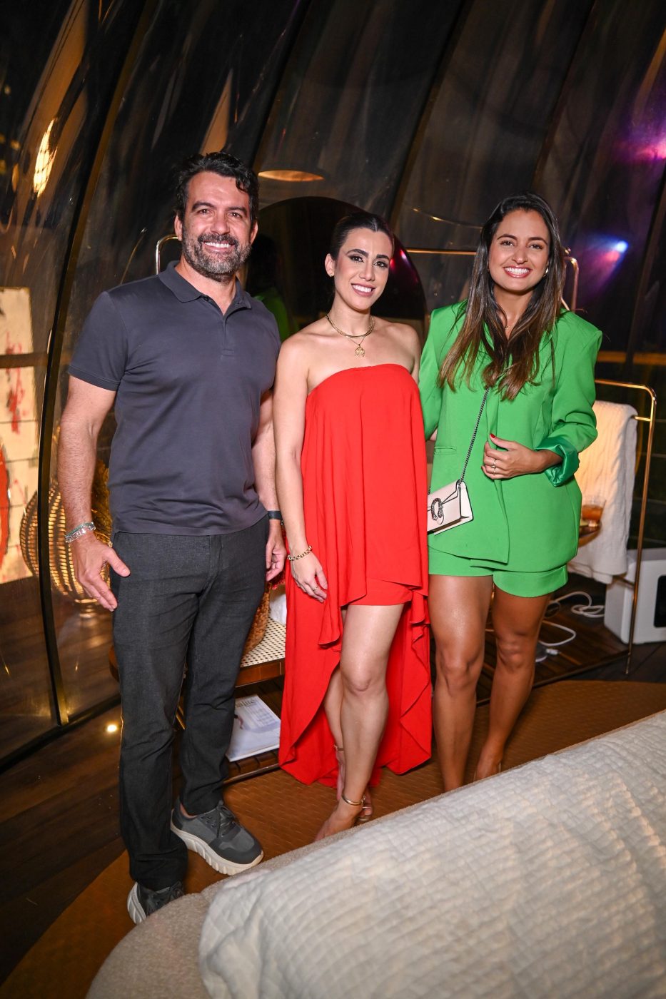 Paulo Magalhães, Jessyka Cintra e  Lara Andrade