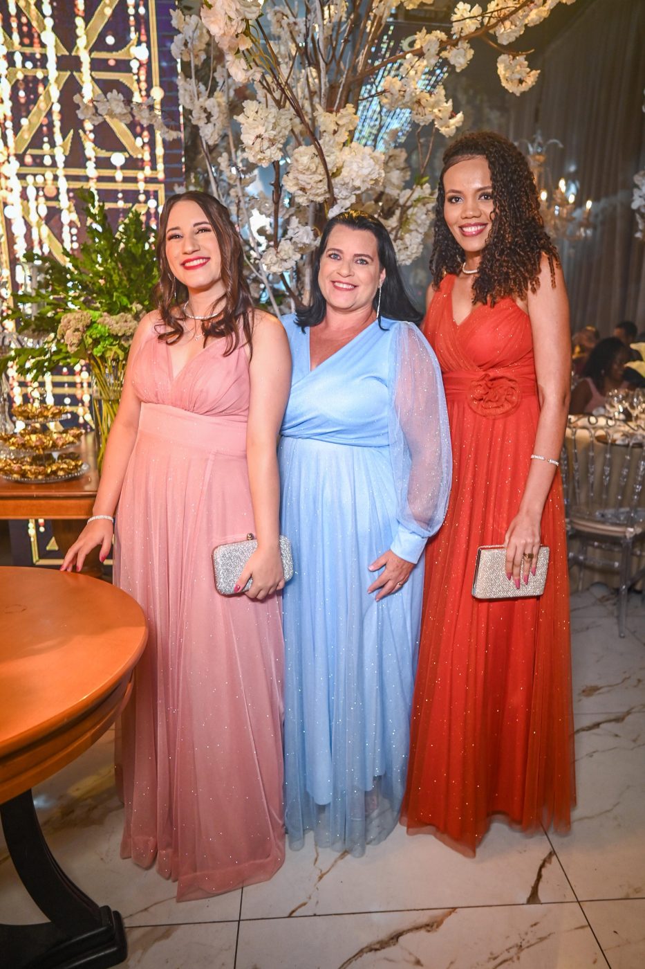 Maria, Marilza Moscoski e Daiana Ramos