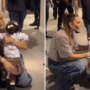 Ivete Sangalo encanta seguidores com homenagem à filha de Lore Improta e Léo Santana: “Presente de Deus”