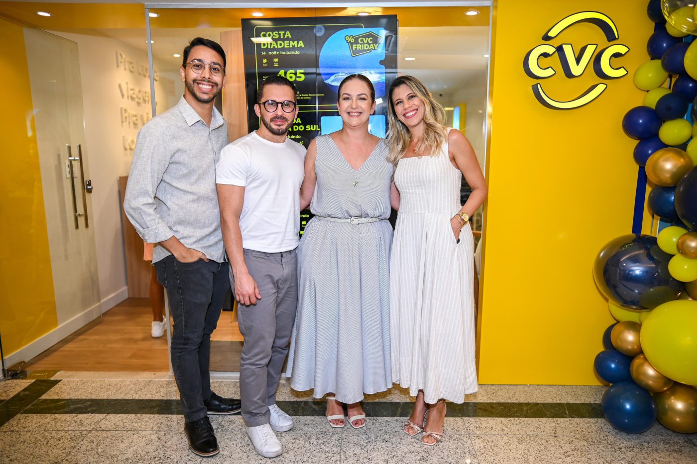 Caio Barbosa, Italo Silva, Marta Lobo e Marcela Monteiro