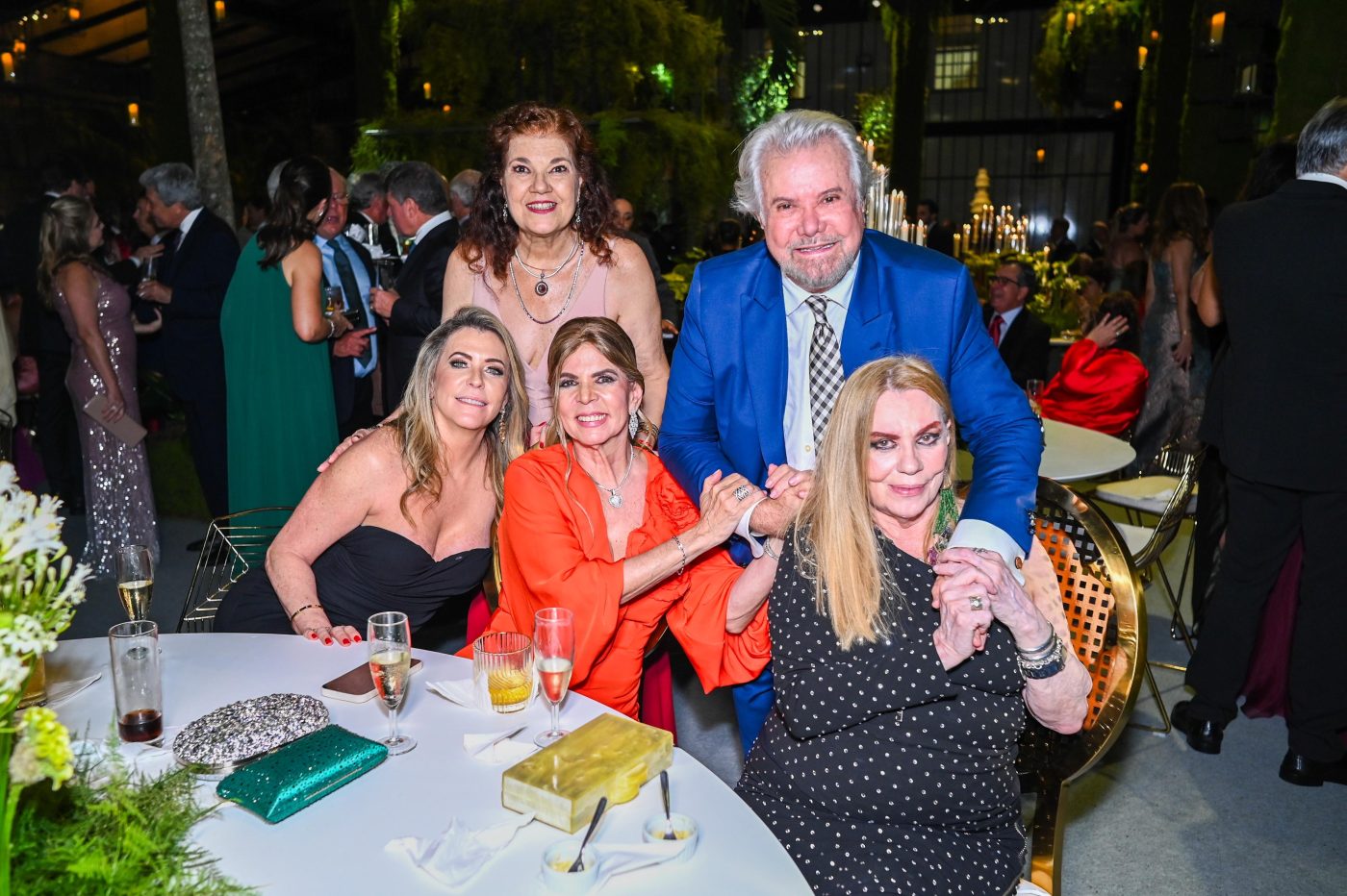 Marilu Viana, Jacqueline Costa Lino, Yvanna Tuge, Milton Martineli e Claudia Garcia