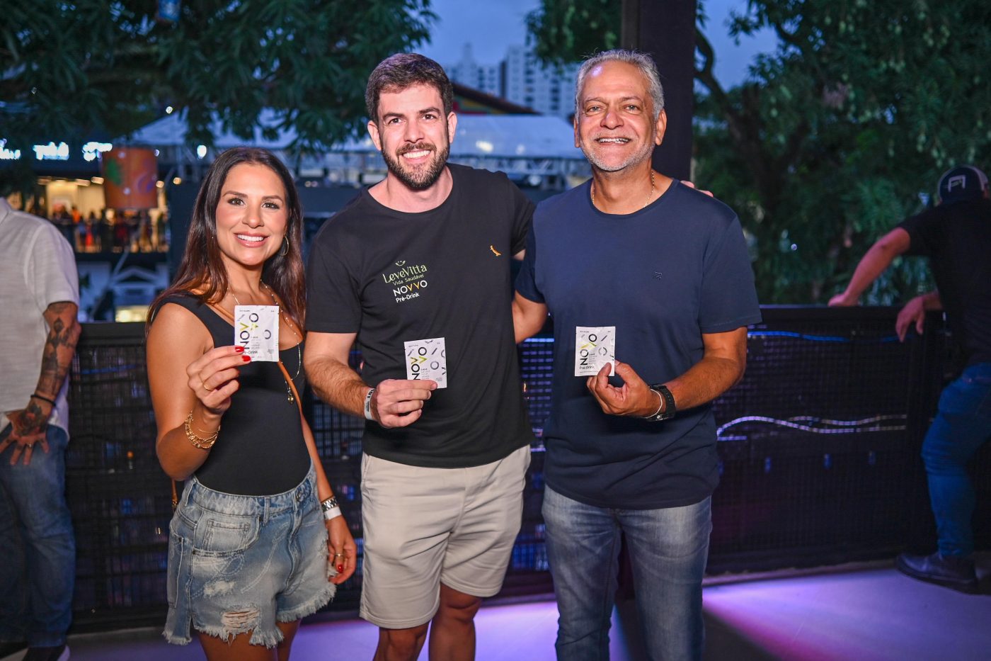 Fabrícia Teles, Helcio Pimenta e Isaac Edington