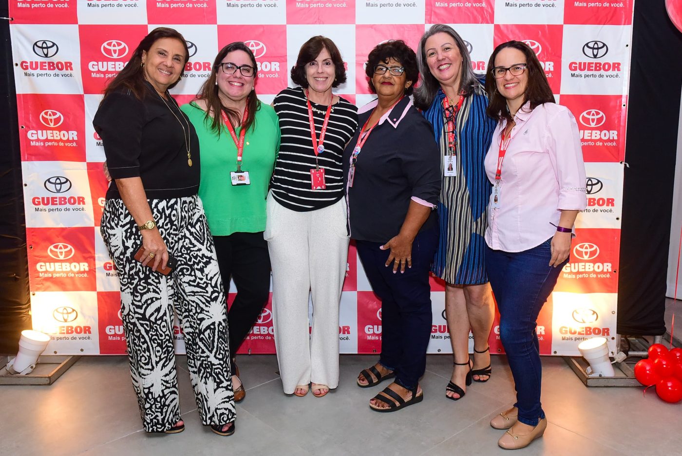 Martha Tanure, Nathalie Barros, Isabel Barros, Margarida Santos, Lara Pereira e Marisa Bacelar