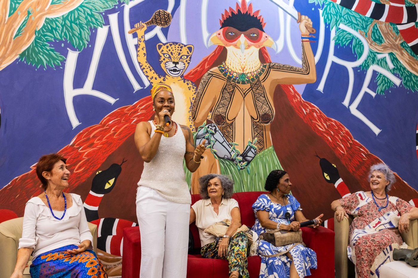 Bete Rangel, Nildinha Fonseca, Lúcia Mascarenhas, Ângela Dantas e Lia Robatto