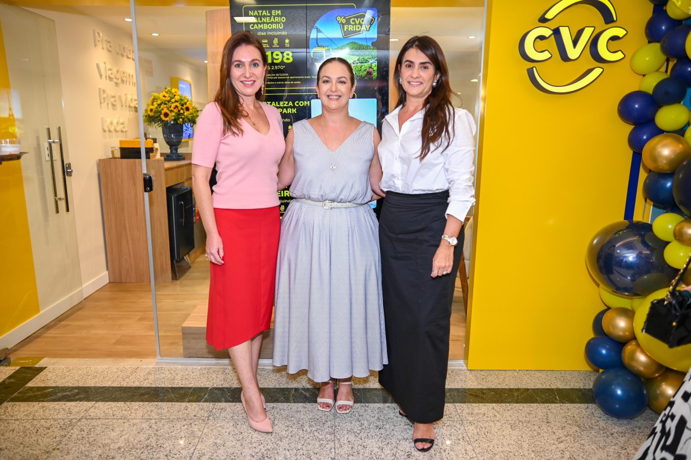 Nedja Brim, Marta Lobo e Danyela Santiago