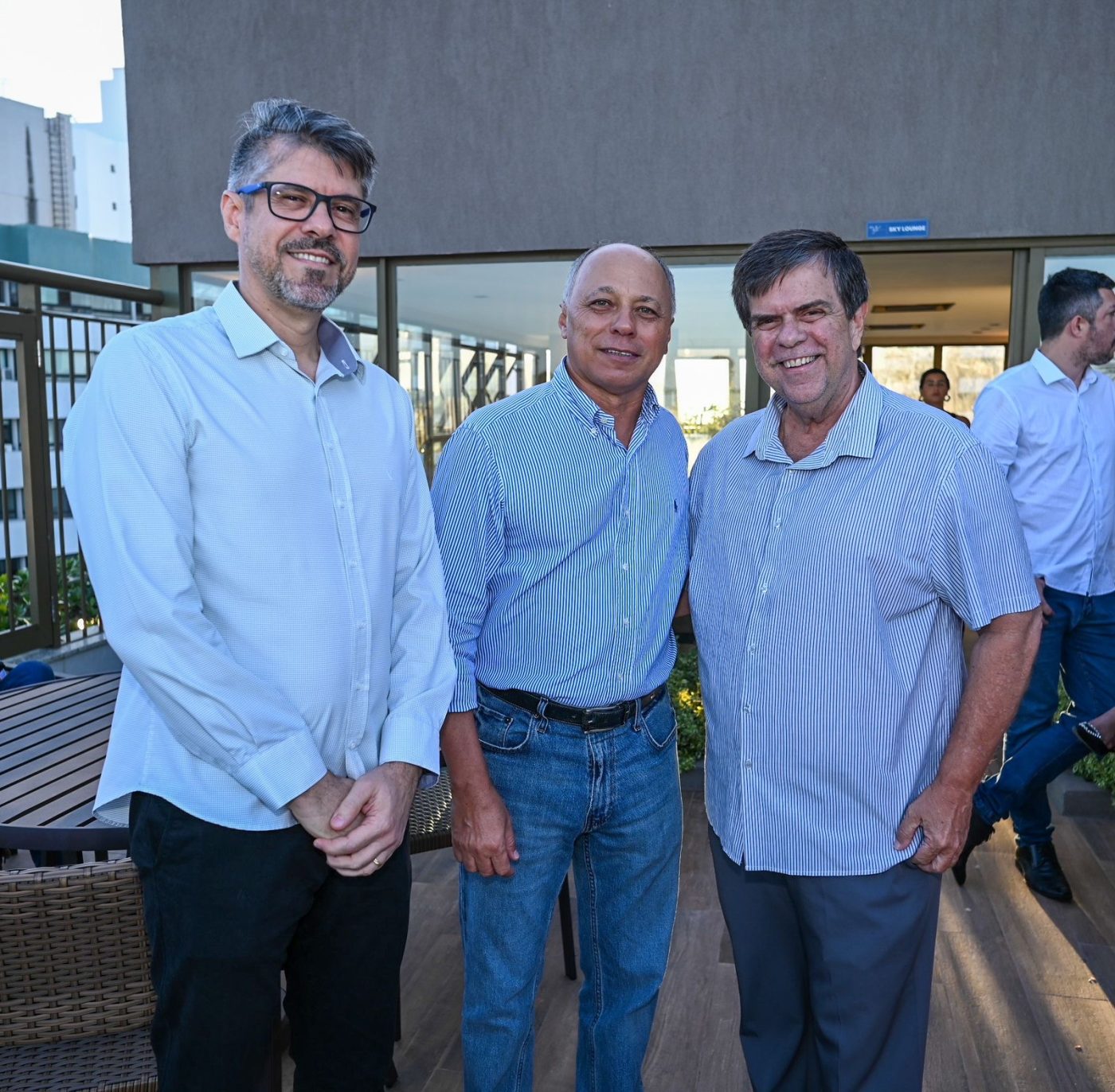 Aristides Bessa, Sérgio Santana e Marcelo Gantois